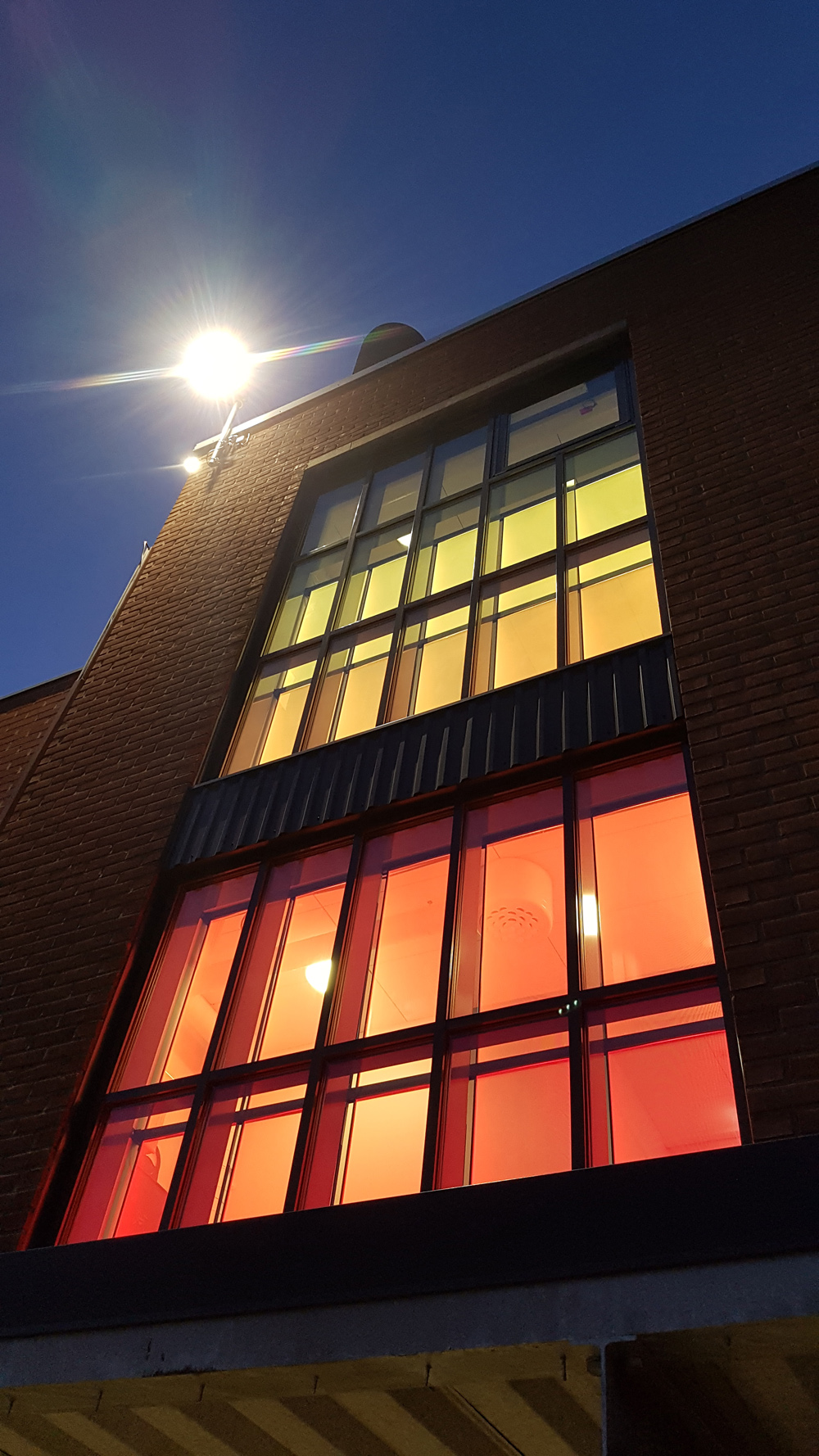 AICCI reference: Light art Thermal Colours, Kuopion Energia’s office building