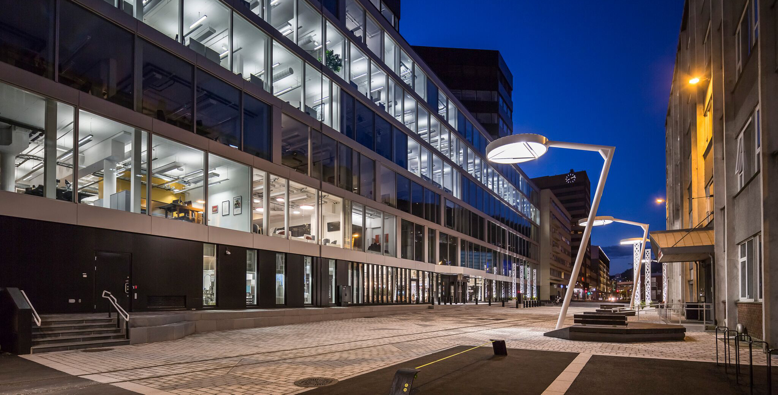 AICCI, Custom-made street lights for Media City Bergen